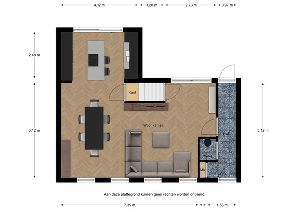 Floorplan - Molenstraat 7, 4503 BA Groede